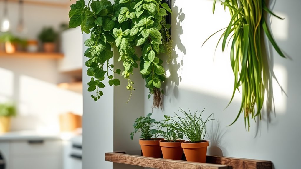 How I Grow Herbs Vertically In My Tiny Apartment