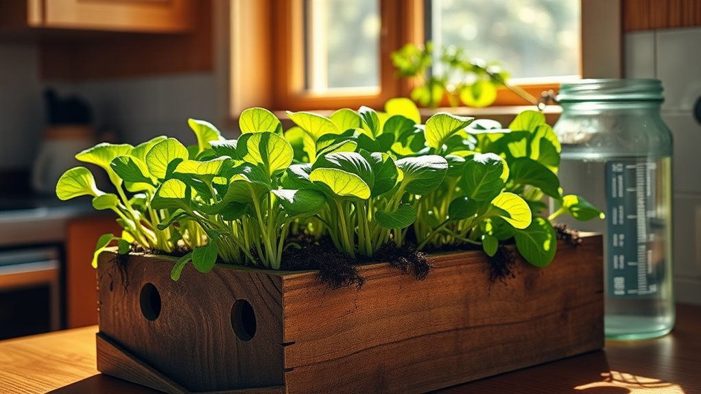 How I Grow Salad Greens on My Kitchen Counter