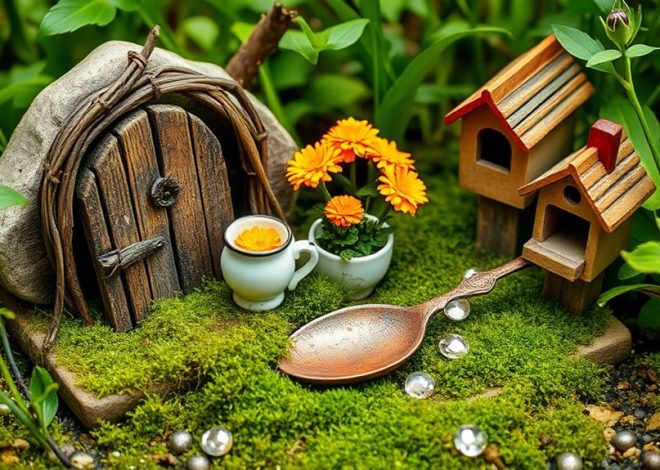 How to Create a Fairy Garden Using Junk Items