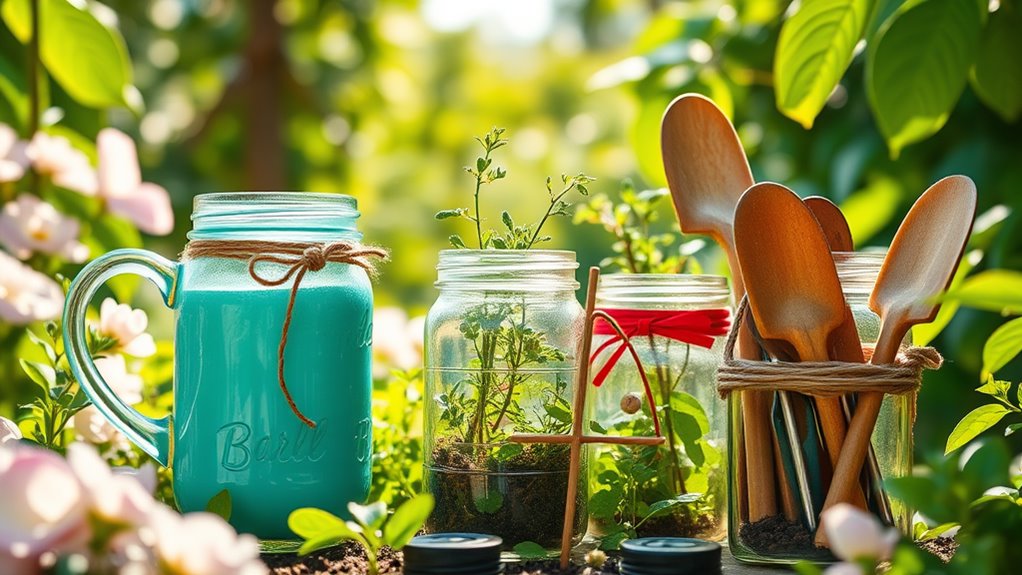 My Favorite Way to Upcycle Old Jars Into Garden Tools