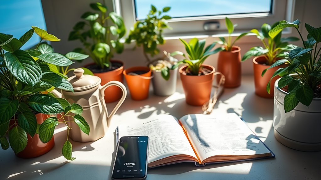 My Go-To Routine for Watering Plants While Traveling
