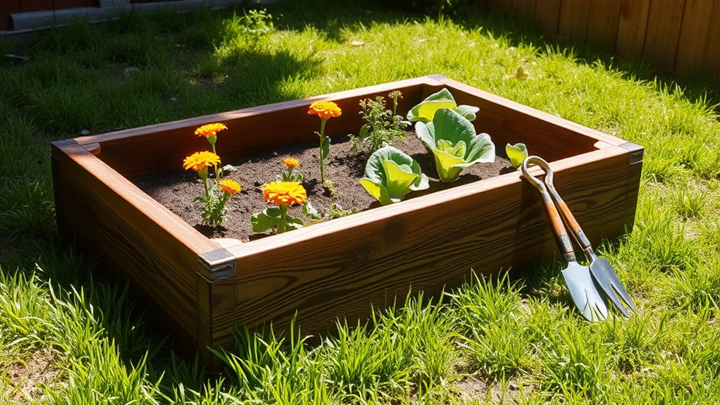 This DIY Garden Bed Took Me One Afternoon to Build