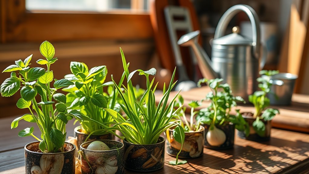 Turn Kitchen Scraps Into a Mini Herb Garden-Here’s How