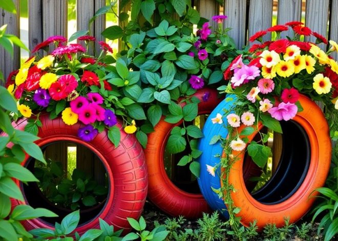 Turn Old Tires Into Planters-Here’s How