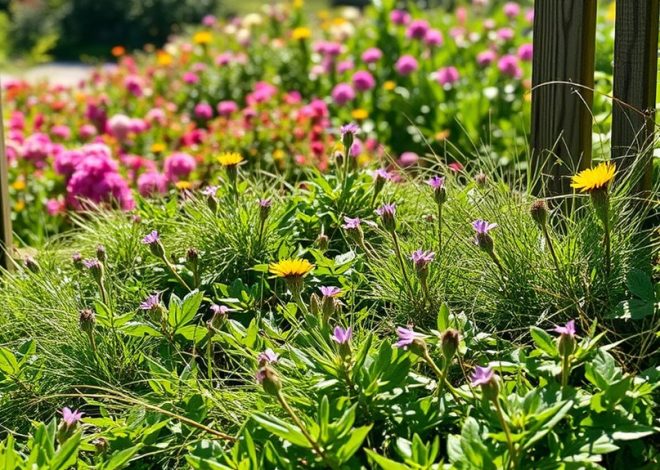 Why I Let Weeds Grow in One Part of My Garden